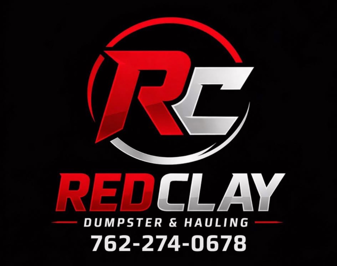 Red Clay Hauling & Dumpster logo